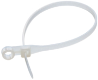 Стяжка для кабеля Rexant 07-0204 (100шт, белый) - 