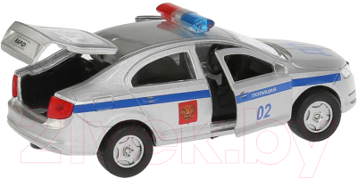Масштабная модель автомобиля Технопарк Skoda Rapid. Полиция / SB-18-22-SR-P-WB