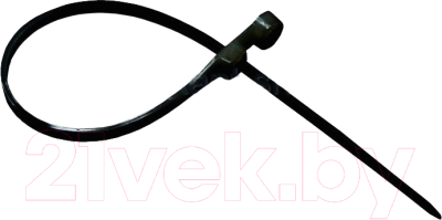Стяжка для кабеля Rexant 07-0155 (100шт, черный)