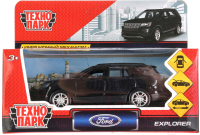 Масштабная модель автомобиля Технопарк Ford Explorer / EXPLORER-BK