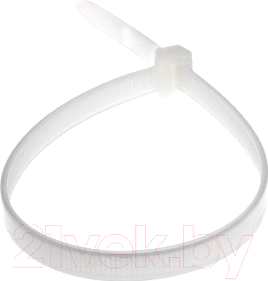 Стяжка для кабеля Rexant 07-0400-8 (100шт, белый)