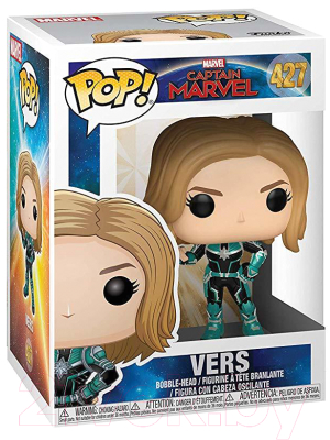 Фигурка коллекционная Funko POP! Bobble Captain Marvel Vers 36342 / Fun1808