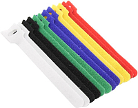 Стяжка для кабеля Rexant Цветная на липучке 07-7210 (12шт) - 