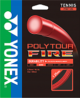 Струна для теннисной ракетки Yonex 16 Polytour Fire 125 SET / PTGF125 (12м) - 