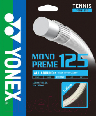 Струна для теннисной ракетки Yonex Monopreme 125 SET / TGMP125 (12м)