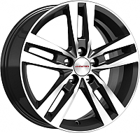 

Литой диск K&K, Rassvet 16x6.5" 5x112мм DIA 57.1мм ET 50мм Алмаз черный