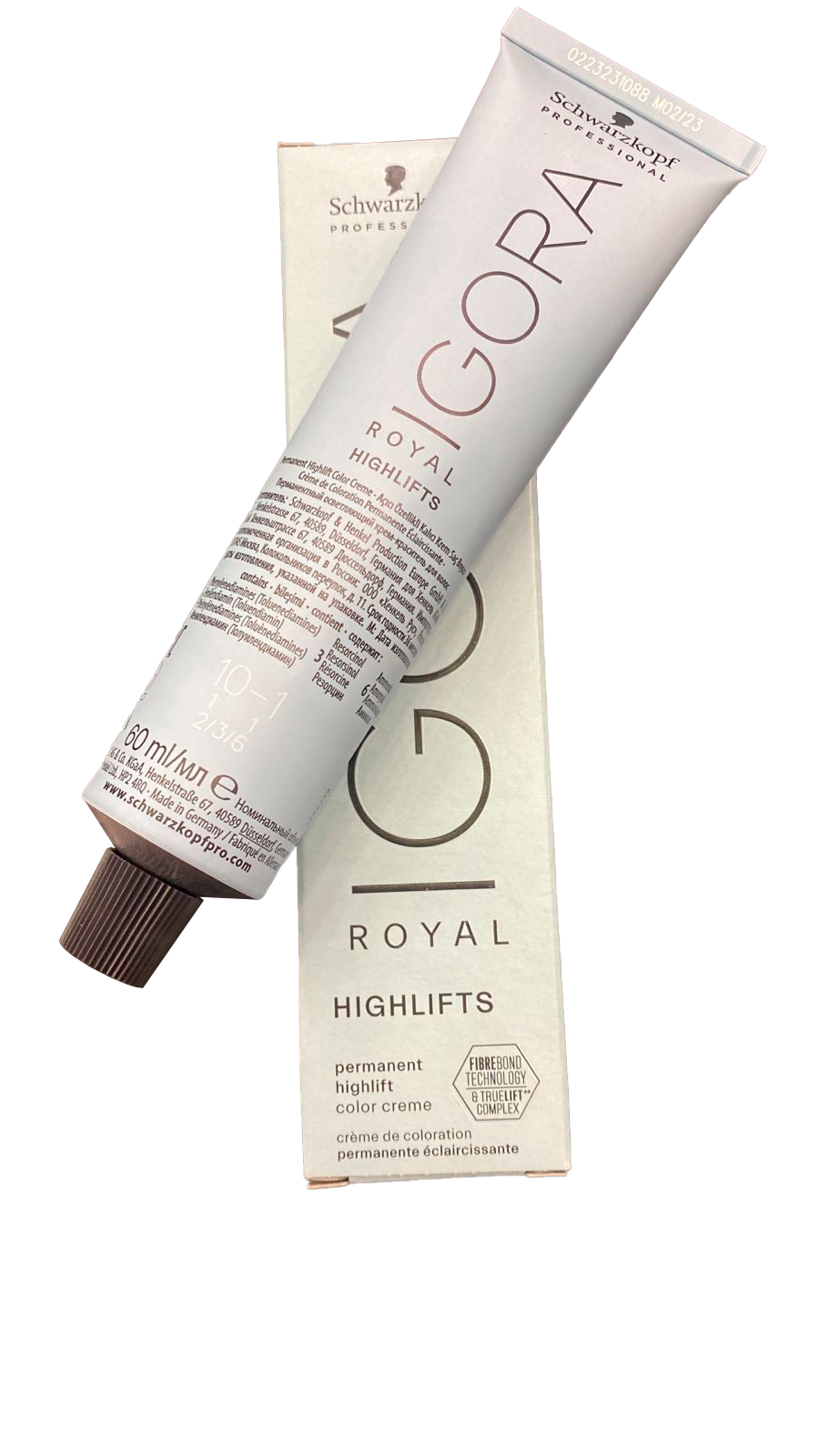 Крем-краска для волос Schwarzkopf Professional Igora Royal Permanent Color Creme 10-1 (60мл) — фото 3