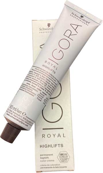 Крем-краска для волос Schwarzkopf Professional Igora Royal Permanent Color Creme 10-1 (60мл)