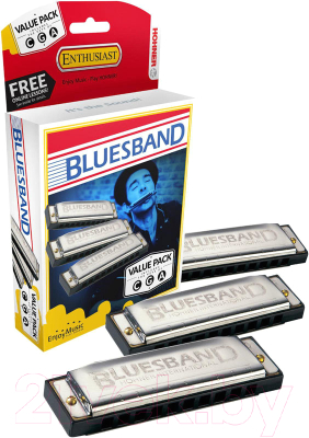Набор губных гармошек Hohner Blues Band ValuePack M559xp