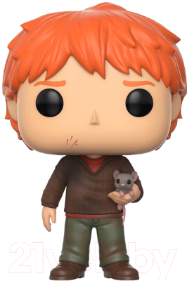 Фигурка коллекционная Funko POP! Vinyl Harry Potter Ron Weasley w/ Scabbers 14938 / Fun548