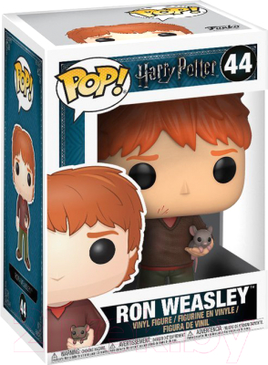 Фигурка коллекционная Funko POP! Vinyl Harry Potter Ron Weasley w/ Scabbers 14938 / Fun548