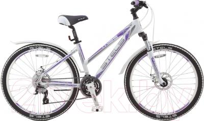 Велосипед STELS Miss 6700 MD 2015 (17, белый/серый/фиолетовый)