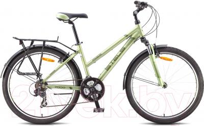 Велосипед STELS Miss 7000 V 2016 (16, зеленый/темно-зеленый)
