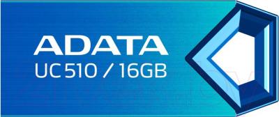Usb flash накопитель A-data DashDrive Choice UC510 Blue 16GB (AUC510-16G-RBL) - общий вид