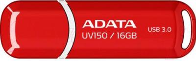 Usb flash накопитель A-data DashDrive UV150 Red 16GB (AUV150-16G-RRD) - общий вид