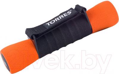 Гантель Torres AL6004 (черно-оранжевый)