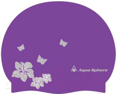 Шапочка для плавания Aqua Sphere Dahlia 20903V (фиолетовый) - общий вид