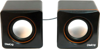 Мультимедиа акустика Dialog AC-04UP (черный/оранжевый) - 