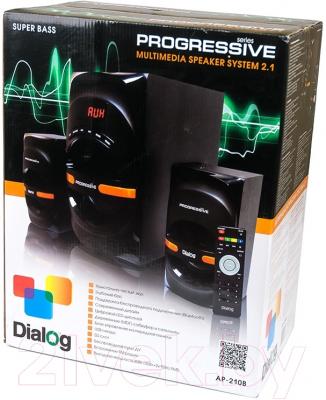Мультимедиа акустика Dialog AP-210B (черный)