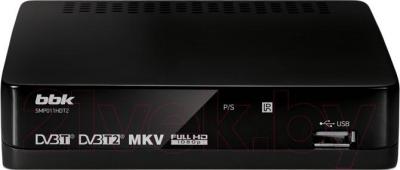 Тюнер цифрового телевидения BBK SMP011HDT2 (черный) - общий вид