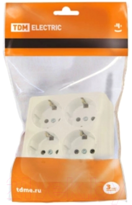 Изображение товара Розетка TDM Ладога SQ1801-0222 (слоновая кость)