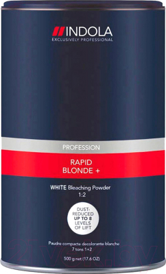 Порошок для осветления волос Indola Rapid Blond+ White Bleaching Powder (450г)