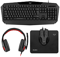 Клавиатура+мышь Sven GS-4300 (черный) - 