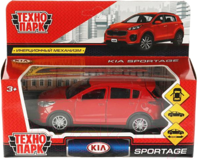 Автомобиль игрушечный Технопарк Kia Sportage / SPORTAGE-RD