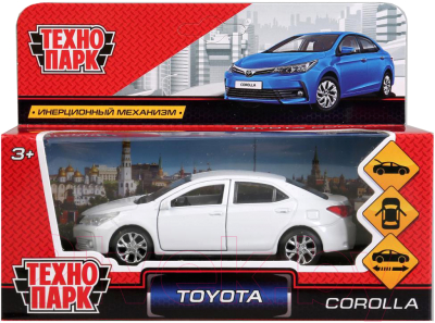 Автомобиль игрушечный Технопарк Toyota Corolla / COROLLA-WT