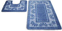 Набор ковриков Shahintex РР 50x80/50x50 (голубой) - 