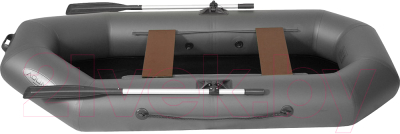 Надувная лодка Лоцман С-260 (серый)