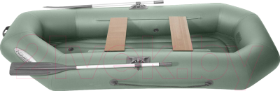 Надувная лодка Лоцман С-260 ВНД (зеленый)