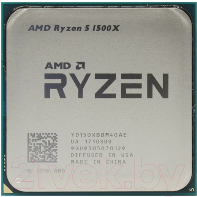 Процессор AMD Ryzen 5 1500X AM4 OEM / YD150XBBM4GAE