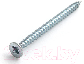 Саморез ЕКТ Универсальный 6х120 / 84063 (100шт, белый цинк)