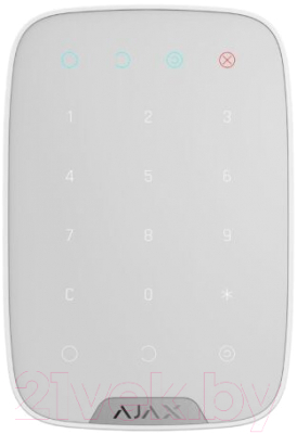 Пульт для умного дома Ajax KeyPad / 8706.12.WH1 (белый)