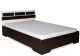 Полуторная кровать SV-мебель Спальня Эдем 2 140x200 (дуб венге/дуб млечный) - 