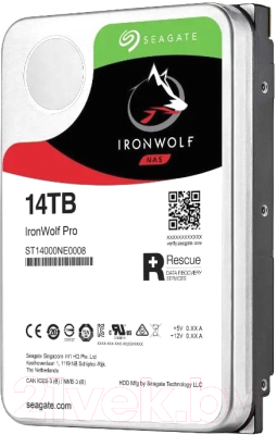 Жесткий диск Seagate IronWolf Pro 14TB (ST14000NE0008)