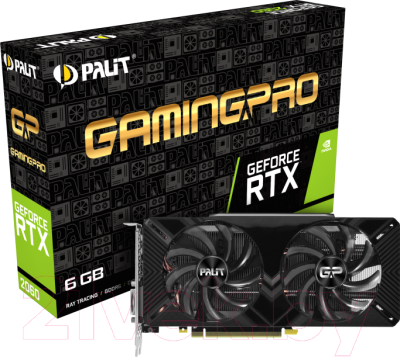 Видеокарта Palit RTX2060 GamingPro 6GB GDDR6 (NE62060018J9-1062A)