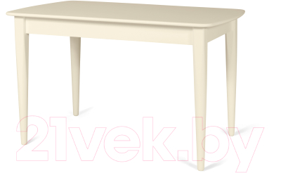 Обеденный стол Мебель-Класс Сатурн (кремовый белый)