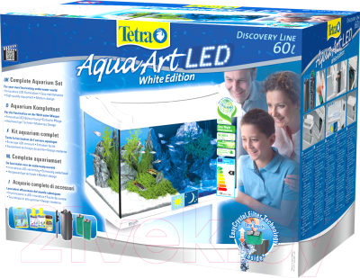 Аквариум Tetra AquaArt Led Aquarium-Set / 708283/244900 (60л, белый)