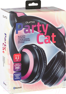 Беспроводные наушники Qumo Party Cat ВТ 0024