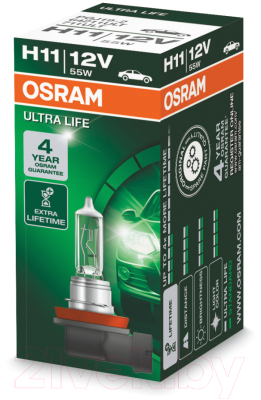 Автомобильная лампа Osram H11 64211ULT