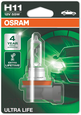 Автомобильная лампа Osram H11 64211ULT