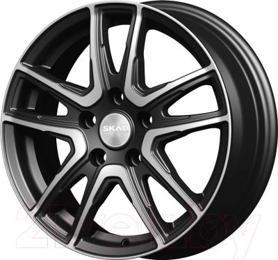 

Литой диск SKAD, Сидней 16x6" 5x114.3мм DIA 67.1мм ET 45мм Black Glossy Polished