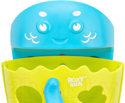 Органайзер детский для купания Roxy-Kids Dino / RTH-001W (зеленый)
