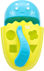 Органайзер детский для купания Roxy-Kids Dino / RTH-001W (зеленый) - 