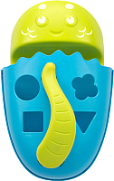 Органайзер детский для купания Roxy-Kids Dino / RTH-001Y (голубой) - 