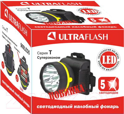 Фонарь Ultraflash 909LED5 / 11781