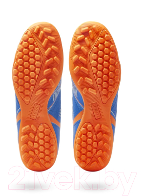 Бутсы футбольные Atemi SD300 TURF (голубой/оранжевый, р-р 45)