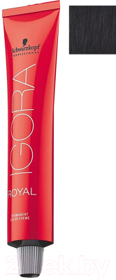 Крем-краска для волос Schwarzkopf Professional Igora Royal Permanent Color Creme E-1 (60мл)